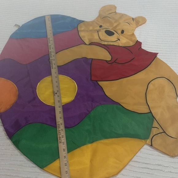 VTG Disney Winnie the Pooh Easter Standard House Flag Wind-sculpt, Shaped Flag - Picture 6 of 7